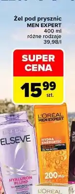 Carrefour Żel pod prysznic Men Expert L'Oréal Paris oferta