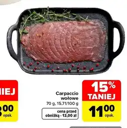 Carrefour Carpaccio wołowe oferta