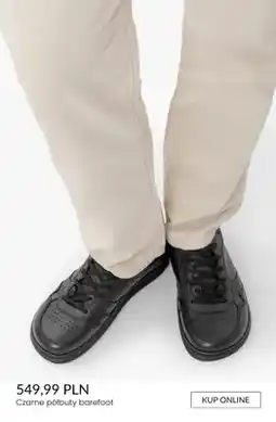 Ryłko Czarne półbuty barefoot oferta