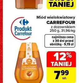 Carrefour Miód wielokwiatowy z dozownikiem Carrefour oferta