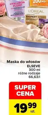 Carrefour Maska do włosów Elseve L'Oréal Paris oferta