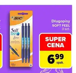 Carrefour Długopisy Soft Feel Bic oferta