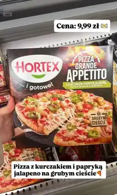 Dino Pizza Hortex Grande Appetito z kurczakiem i papryką jalapeño na grubym cieście oferta
