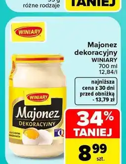 Carrefour Majonez dekoracyjny Winiary oferta