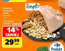 Carrefour Orzechy nerkowca połówki Simpl oferta