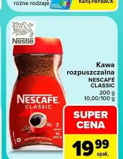 Carrefour Kawa rozpuszczalna Nescafé Classic oferta