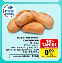 Carrefour Bułka śniadaniowa Carrefour oferta