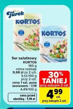 Carrefour Ser sałatkowy Kortos ziołowy Turek oferta