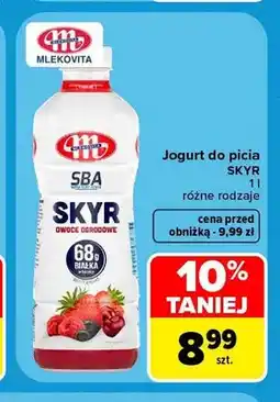 Carrefour Jogurt do picia Skyr Mlekovita oferta