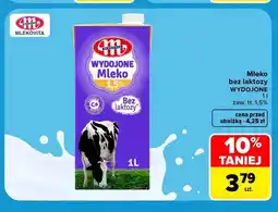 Carrefour Mleko bez laktozy Wydojone Mlekovita 1,5% oferta