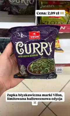 Dino Zupka błyskawiczna Vifon Curry with Green Noodles oferta