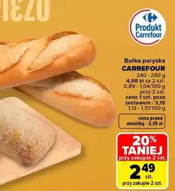 Carrefour Bułka paryska Carrefour oferta
