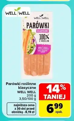 Carrefour Parówki roślinne klasyczne Well oferta