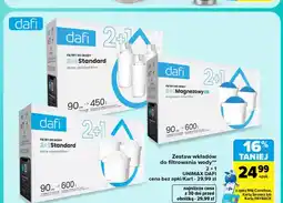 Carrefour Zestaw wkładów do filtrowania wody 2+1 Unimax Dafi oferta