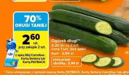 Carrefour Ogórek długi oferta