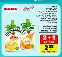 Carrefour Mus Tymbark gruszka oferta