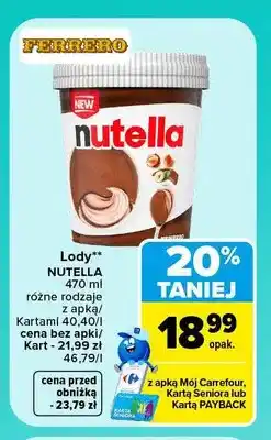 Carrefour Lody Nutella oferta