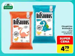 Carrefour Chrupki bio Biosaurus ketchup oferta