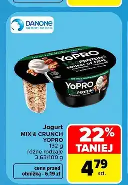 Carrefour Jogurt Mix & Crunch YoPro oferta