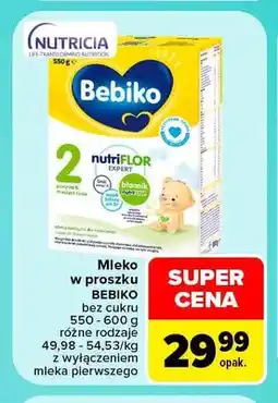 Carrefour Mleko w proszku Bebiko oferta