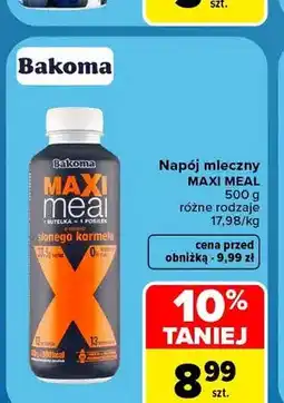 Carrefour Napój mleczny Maxi Meal Bakoma oferta