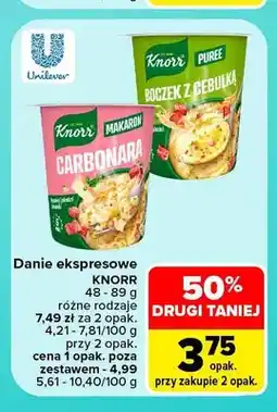 Carrefour Danie ekspresowe Knorr oferta