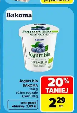 Carrefour Jogurt bio Bakoma oferta