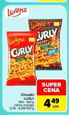 Carrefour Chrupki Curly oferta