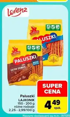 Carrefour Paluszki Lajkonik oferta