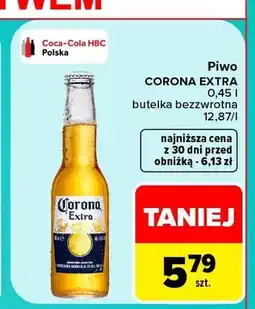 Carrefour Piwo Corona Extra oferta