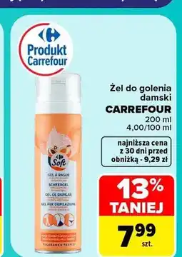 Carrefour Żel do golenia damski Carrefour oferta