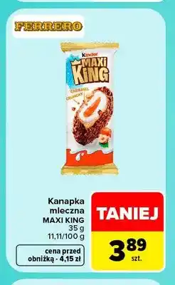 Carrefour Kanapka mleczna Maxi King Ferrero oferta