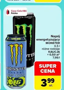 Carrefour Napój energetyzujący Monster oferta