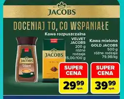 Carrefour Kawa rozpuszczalna Velvet Jacobs oferta