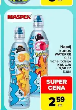 Carrefour Napój Kubuś Waterrr oferta