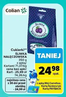 Carrefour Cukierki Śliwka Nałęczowska oferta