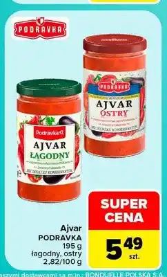 Carrefour Ajvar łagodny Podravka oferta