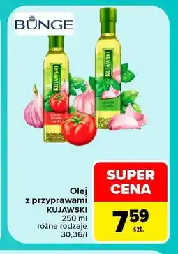 Carrefour Olej rzepakowy z przyprawami Kujawski pomidor czosnek bazylia oferta