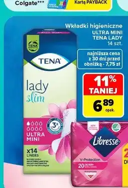 Carrefour Wkładki higieniczne Ultra Mini Tena Lady oferta