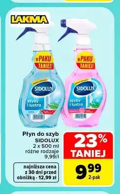 Carrefour Płyn do szyb Sidolux 2-pak oferta