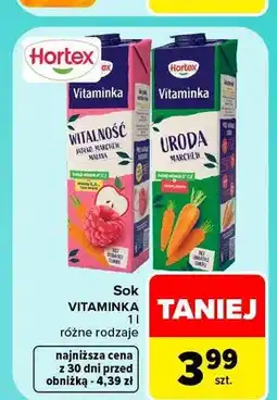 Carrefour Sok Vitaminka Hortex oferta