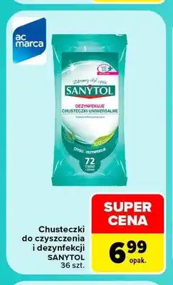 Carrefour Chusteczki do czyszczenia i dezynfekcji Sanytol oferta