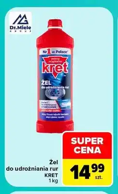 Carrefour Żel do udrożniania rur Kret oferta