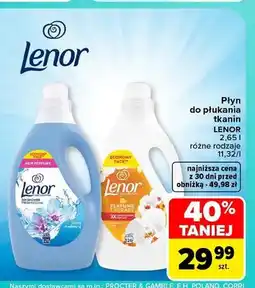 Carrefour Płyn do płukania tkanin Lenor oferta