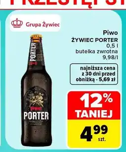 Carrefour Piwo Żywiec Porter oferta