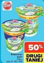 Carrefour Market Śmietana Zott Primo 330 g zaw. tł. 12%, 18% oferta