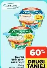 Carrefour Market Twaróg delikatny PRÉSIDENT oferta