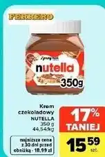 Carrefour Market Krem czekoladowy Nutella Ferrero oferta