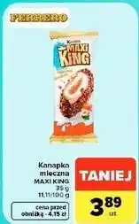 Carrefour Market Kanapka mleczna Kinder Maxi King oferta