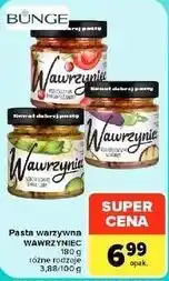 Carrefour Market Pasta warzywna WAWRZYNIEC 180 g różne rodzaje oferta